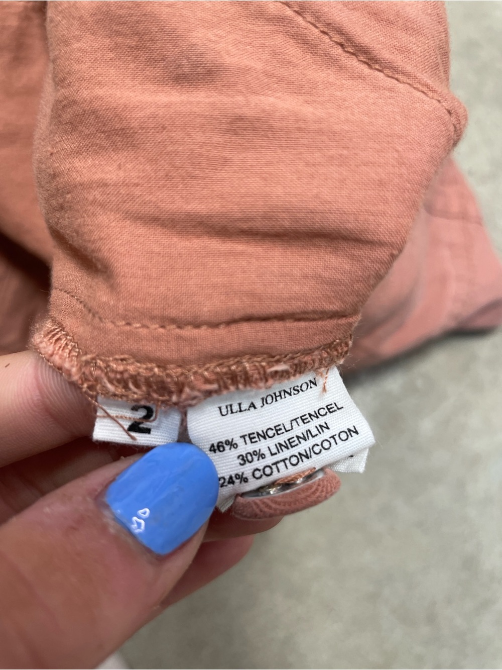 Ulla Johnson Wide-Leg High-Waist Reid Pants Dusty Rose Pink Size 2 - Picture 12 of 16